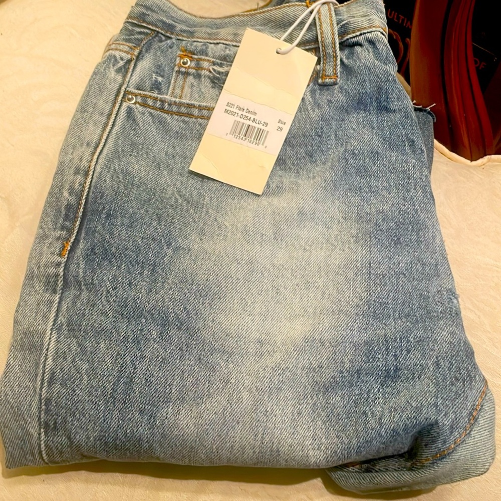 MNML Logo B221 Flare Denim Jeans